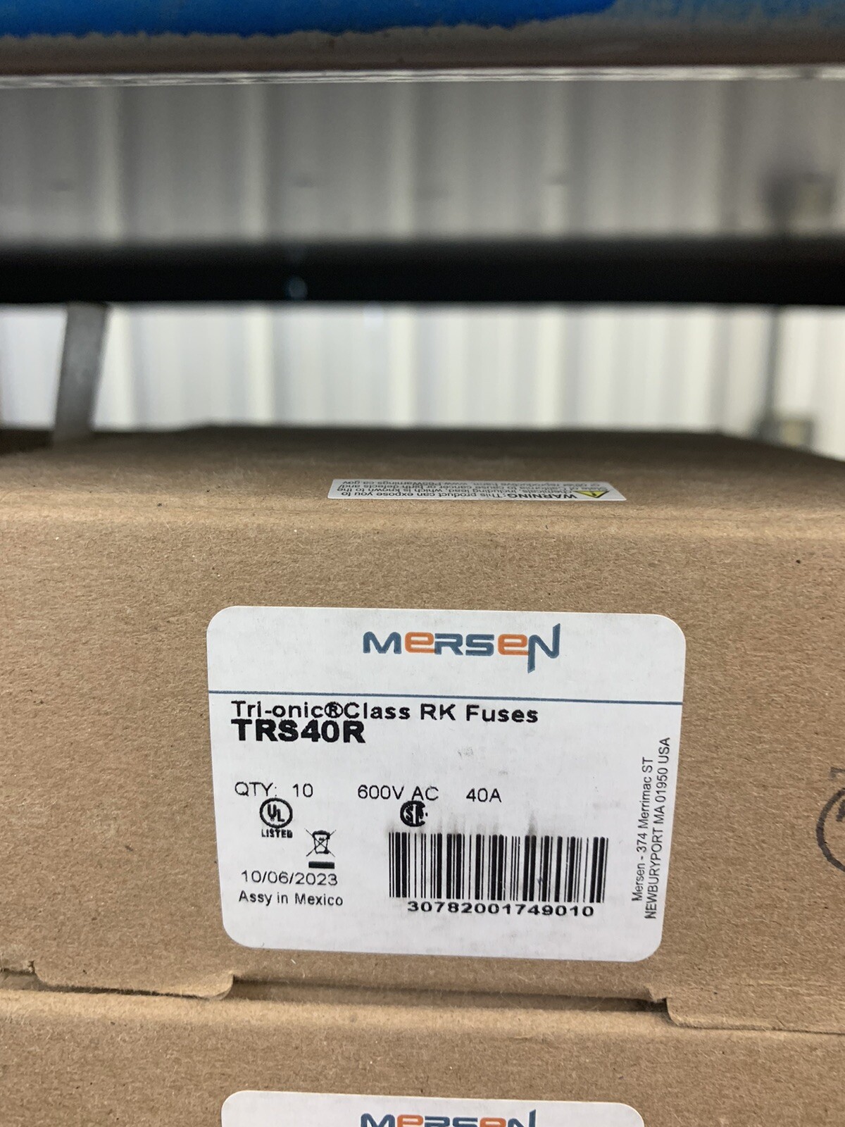 10 Mersen Ferraz Shawmut TRS40R Tri-Onic Time Delay Fuses 40 Amp 600v Class RK5