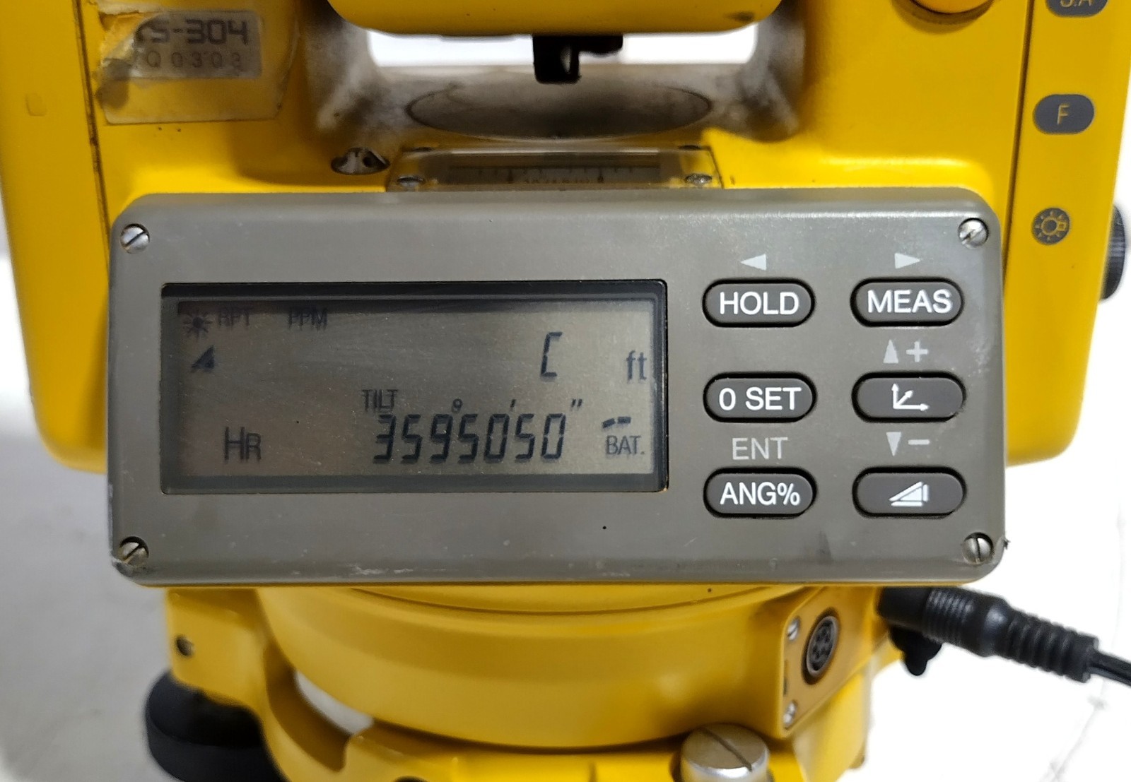 Topcon GTS-300 / GTS-304 7.2V DC Professional Electronic Survey Total Station