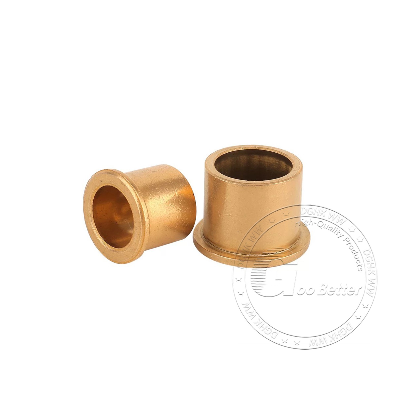 Flange Bushing Sleeve Self Lubricating Bearing Bushing ∅5-60mm Sintered Bronze