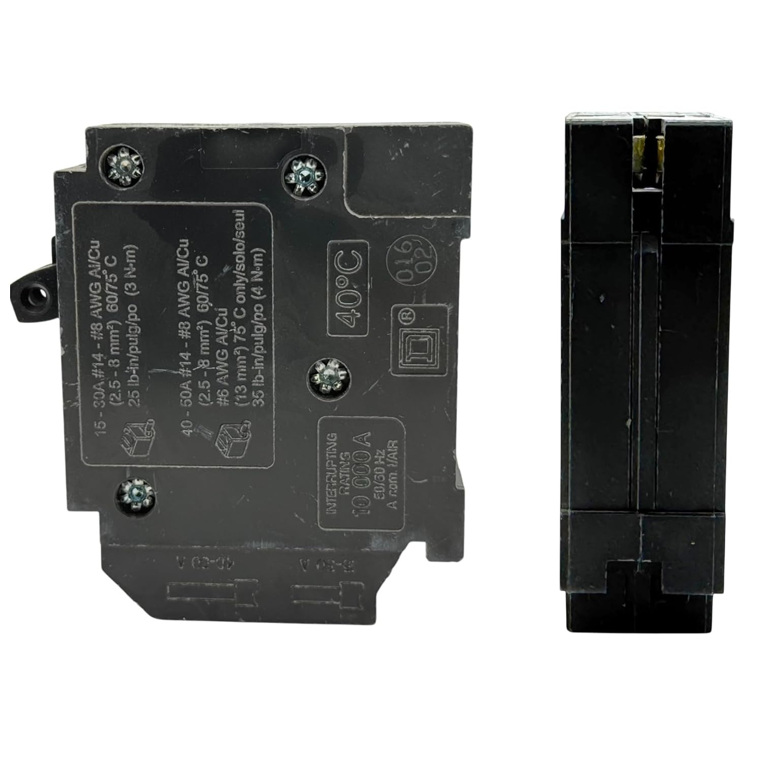 Square D HOMT1515 Tandem Circuit Breaker Kit, 15A, 120V, UL Listed