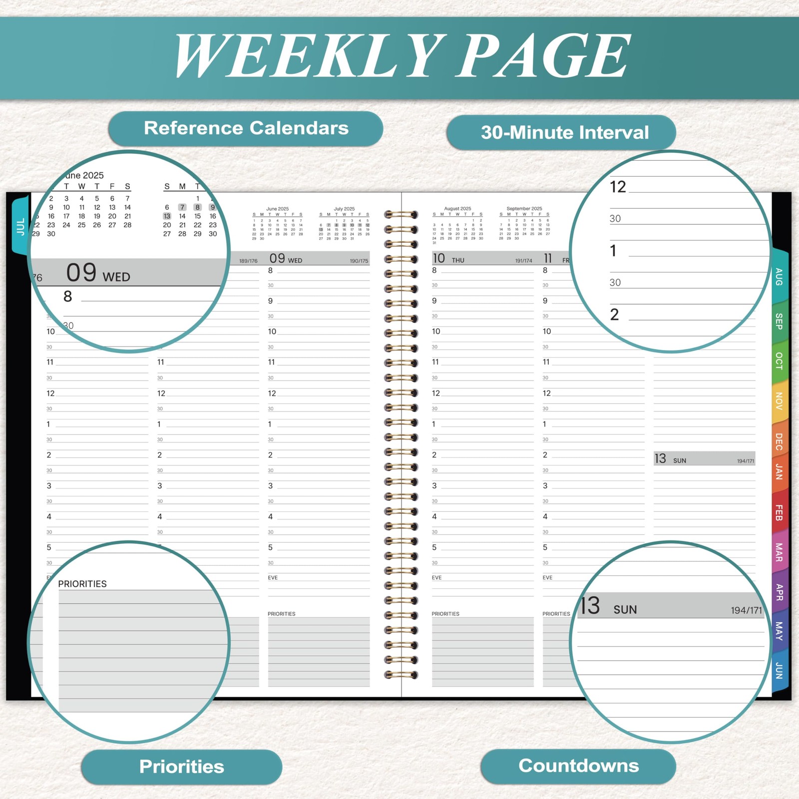 2025 Weekly Appointment Book Planner Jan 2025 Dec 2025 2025 Daily Hourly Pl