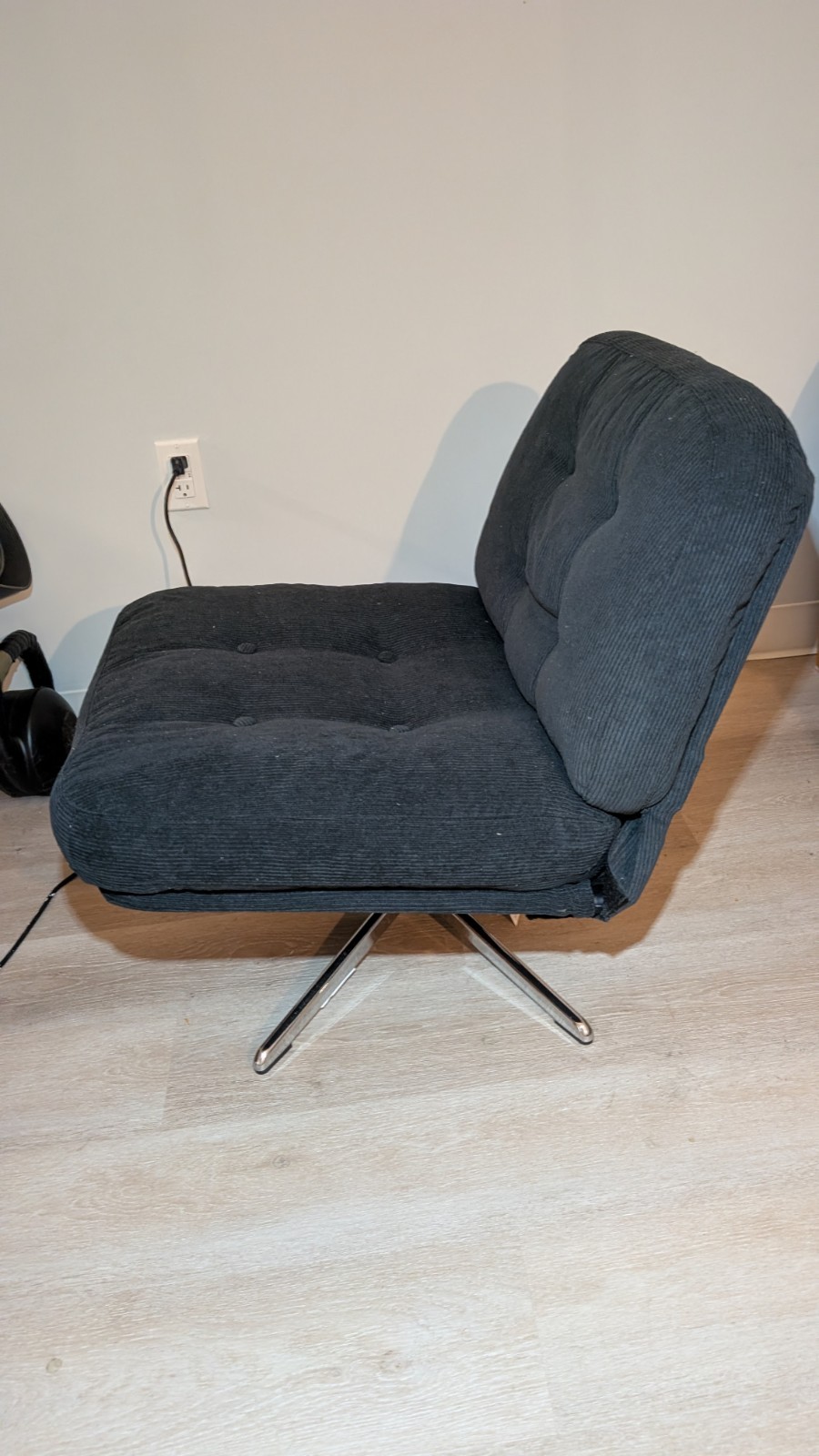 DYVLINGE Swivel chair, Kelinge black