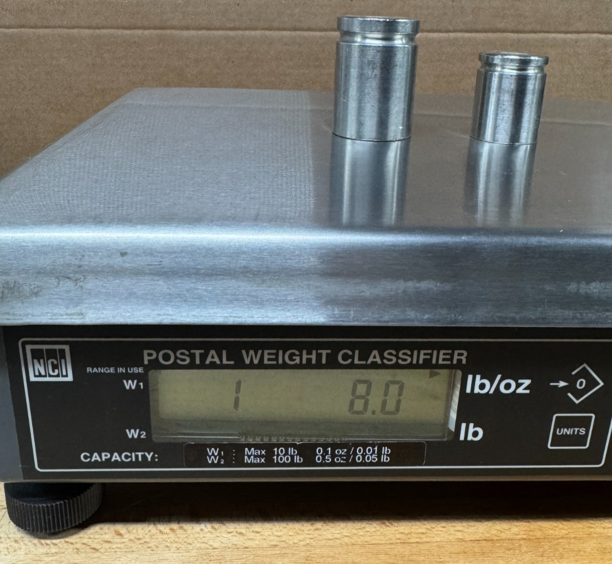 NCI 7620-50 -Weigh-Tronix Digital Scale With Power Supply – 100lbs. Tested!