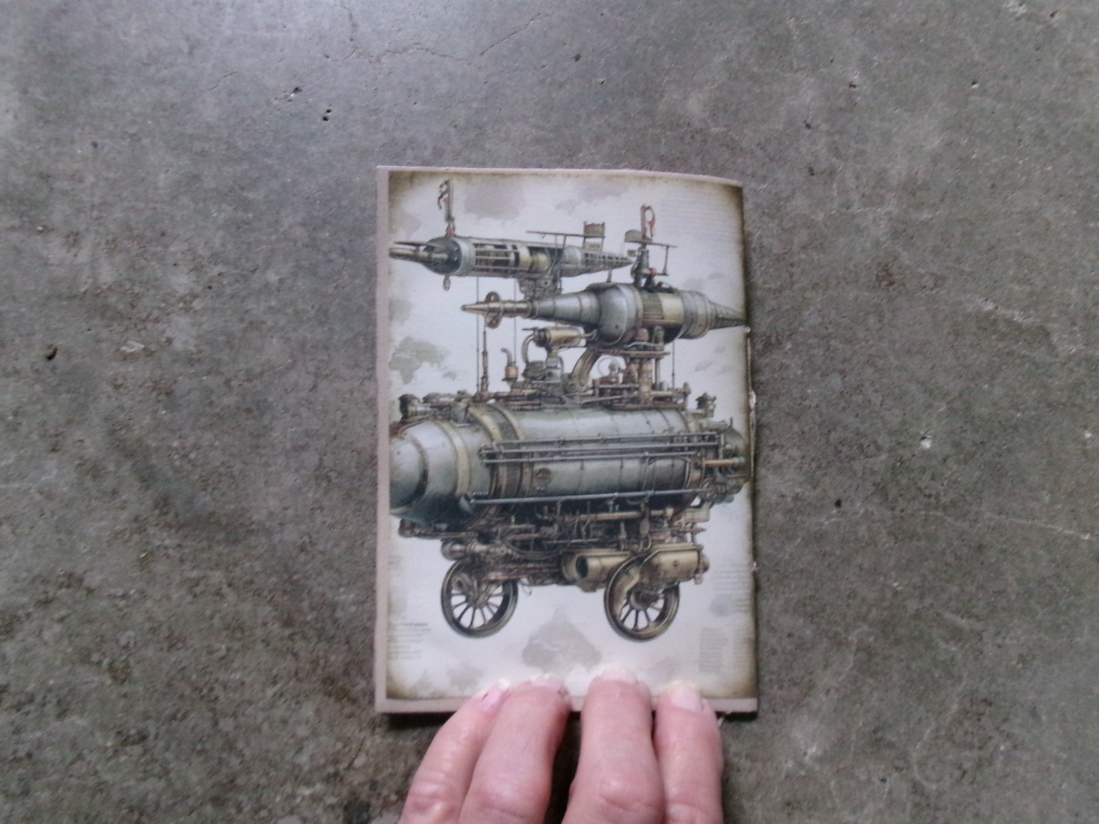 JUNK JOURNAL APPROX. 36 PAGES SIZE APPROX. 4″ X 6″ LOTS OF JOURNALING PLACES Q