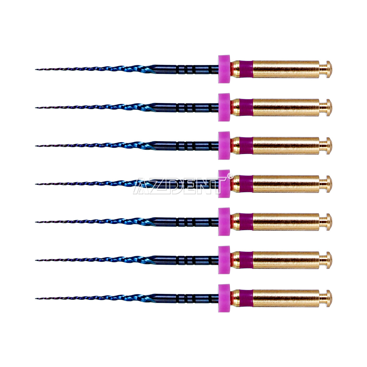 AZDENT Dental Endo Heat Activated Rotary Niti Files Engine Use 25mm /19mm SX-F3