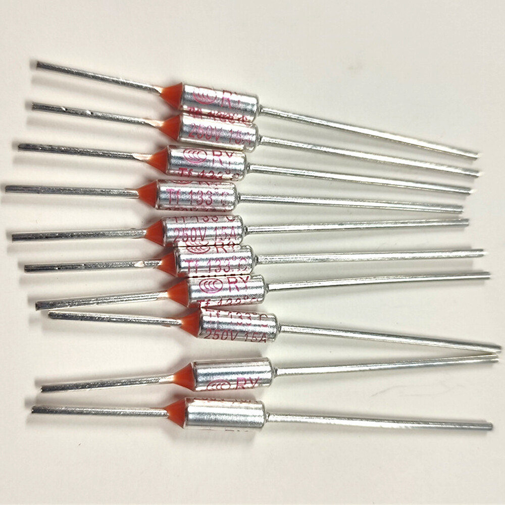 10pcs 15A AC 250V Fuses Thermal Fuse 133°C 133 Degree TF Cutoff Cut-off New