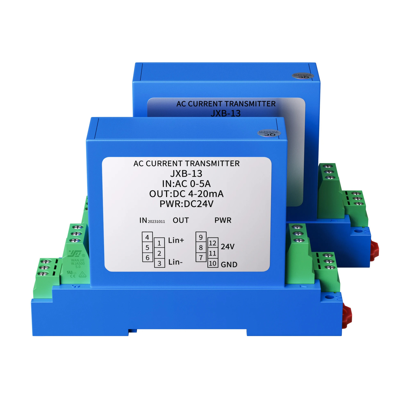 Voltage Transmitter 0-1000V Transducer RS485 to 4-20mA 0-10V DC24V Sensor AC DC