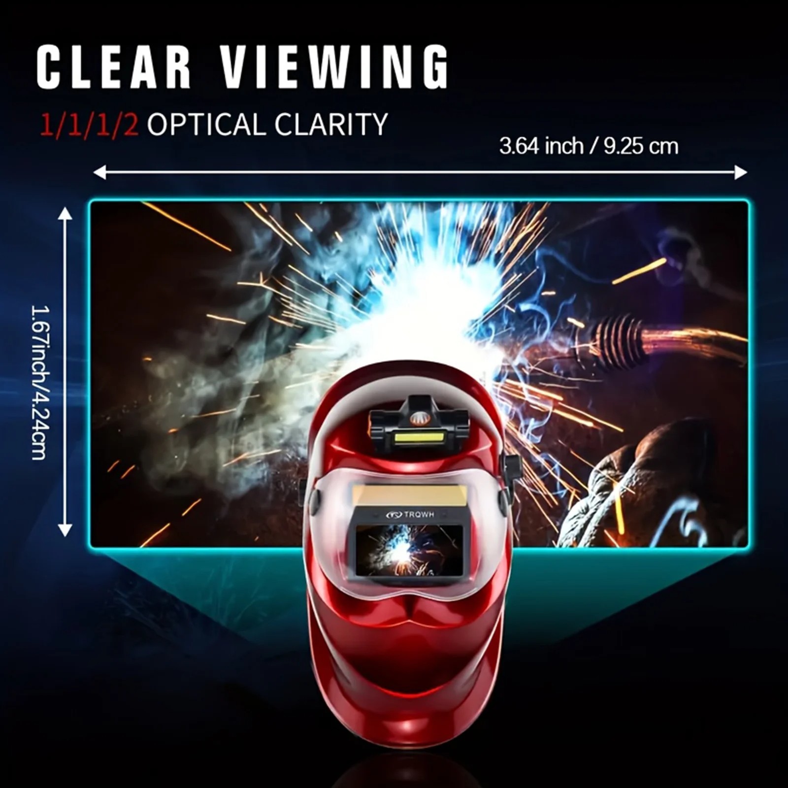True Color Auto Darkening Welding Helmet – Multi-Process Welding & Grinding