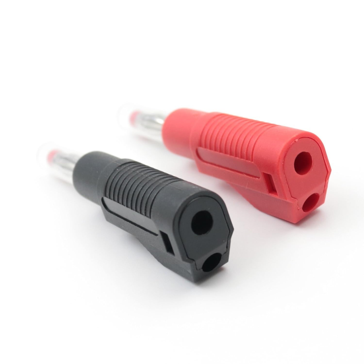 10sets Retractable Sheath 4mm Banana Plug Connectors Stackable Wire Solder Multi