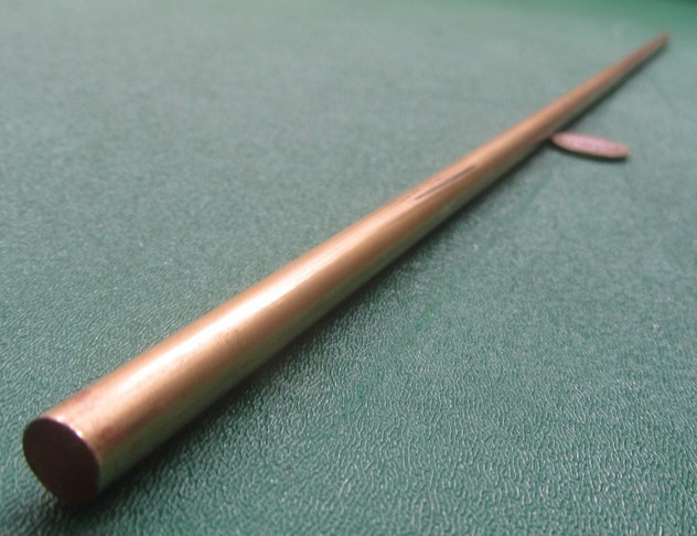 360 Brass Rod 11/32″ (.344″) Diameter x 24.0″ Length