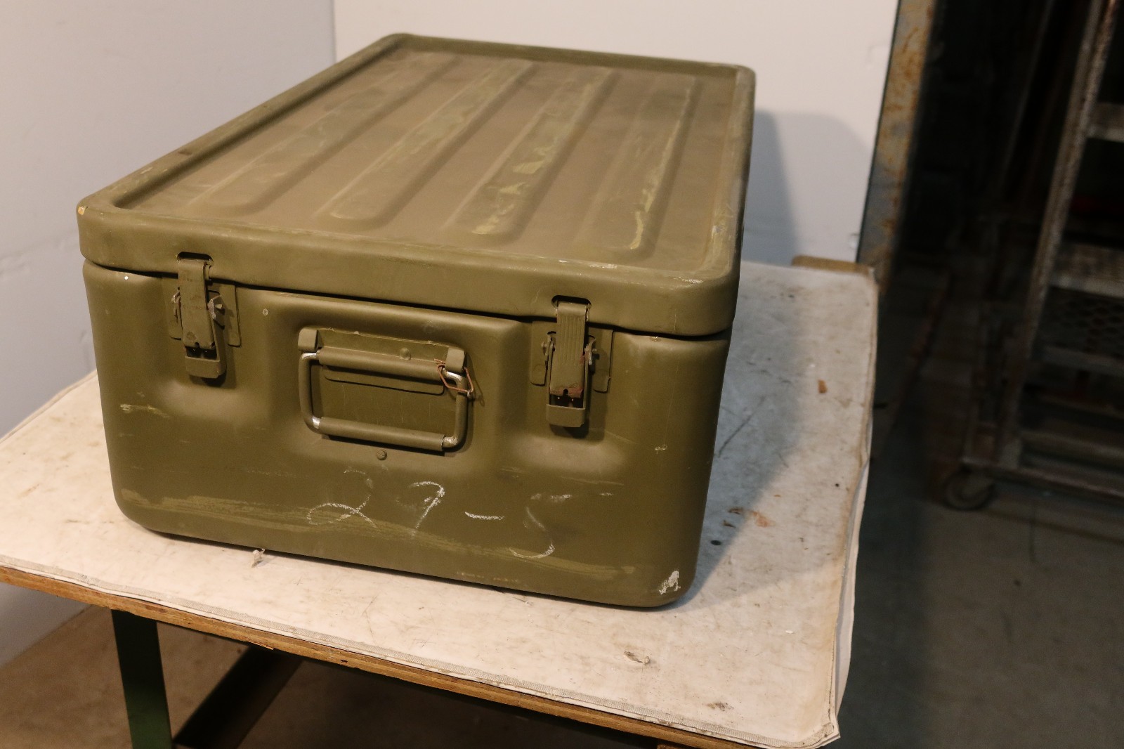 32x20x11 Aluminum Military Medical Chest with Medical Supply 22 Drawer Unit