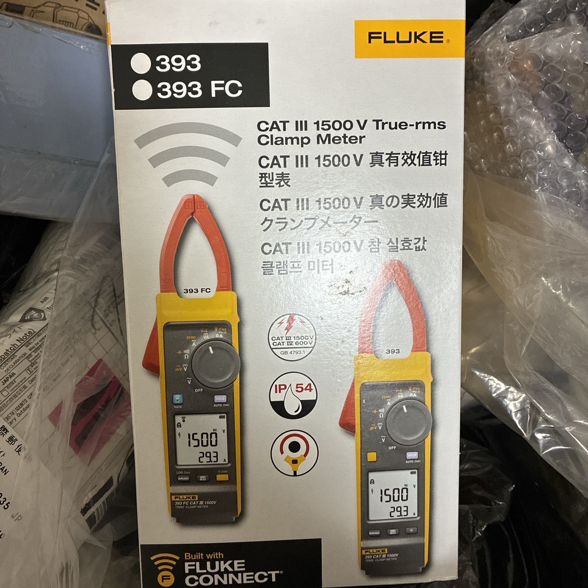 Fluke 374 True-RMS AC DC Clamp Meter Professional Electrical Tester