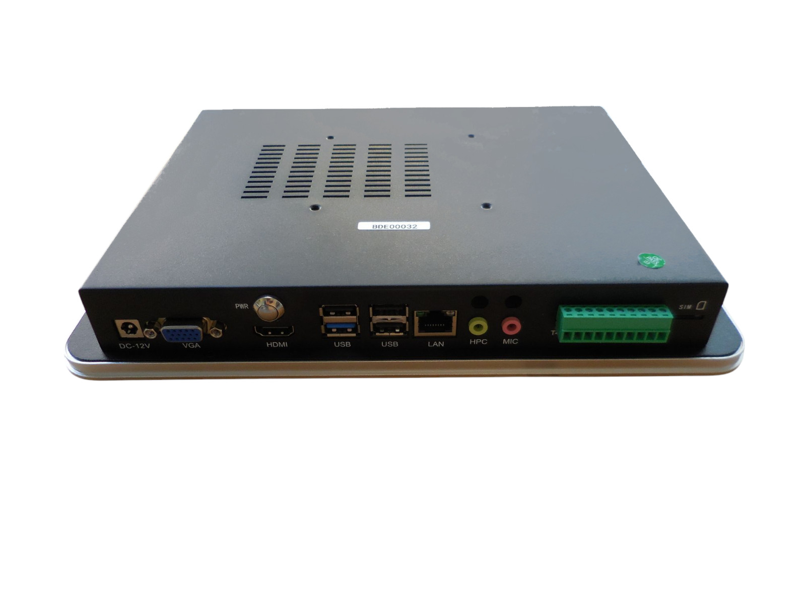 Touchscreen Panel Industrial Computer 10 Inch with HDMI, VGA, USB, Ethernet