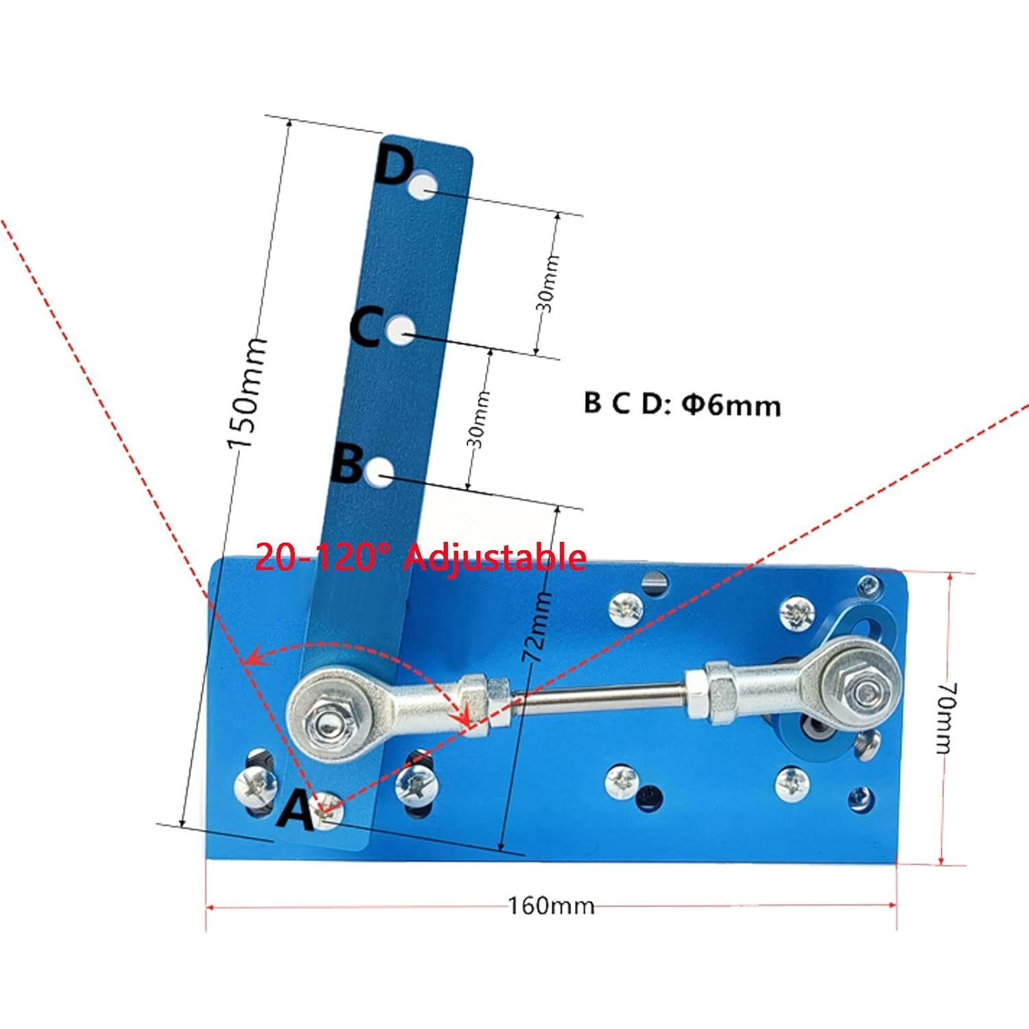 DIY Design 24V Reciprocating Swing Motor 20-120 Degrees Adjustable Speed 90rpm