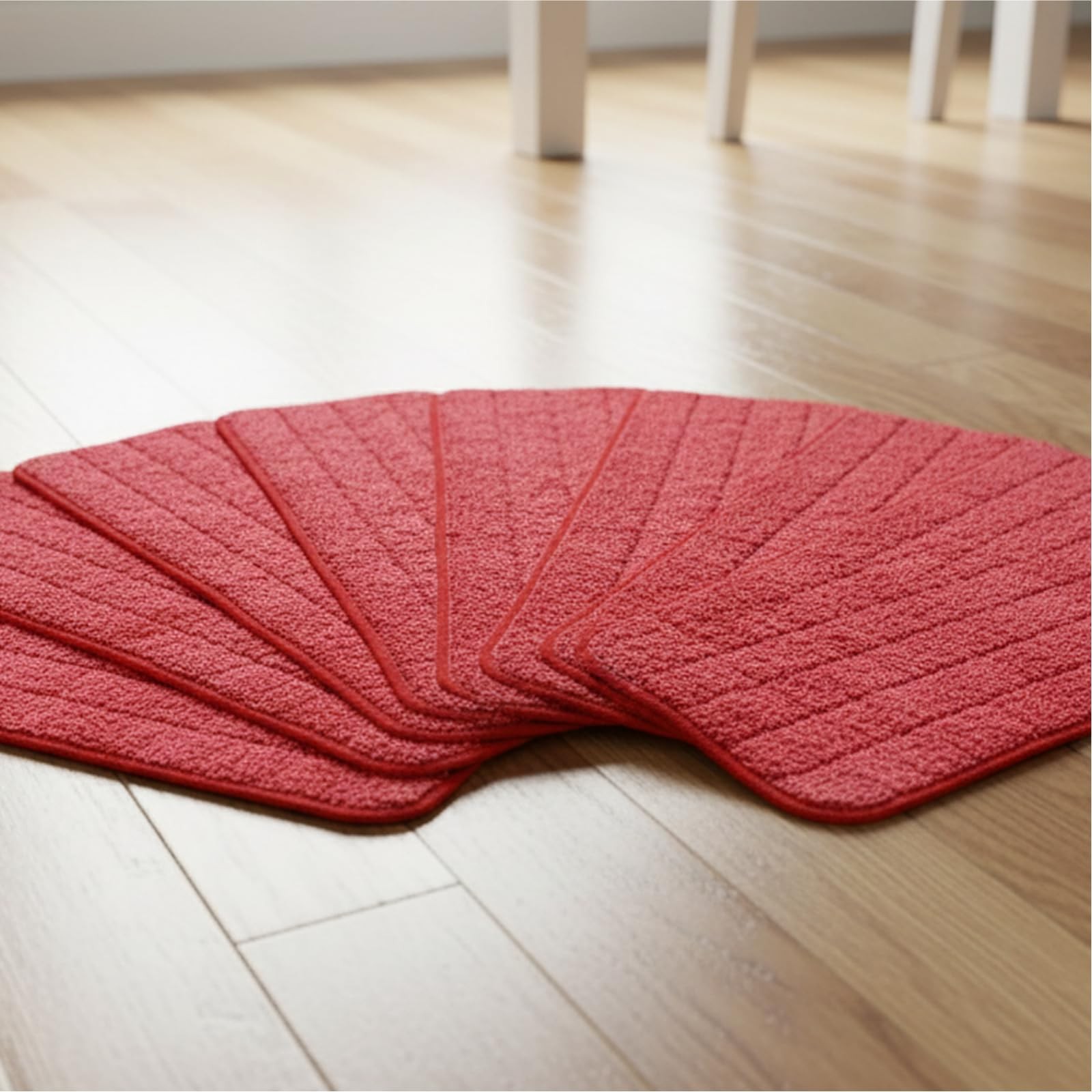 Microfiber Replacement Mop Pad, 18 x 6 Wet & Dry Home & Commercial Red