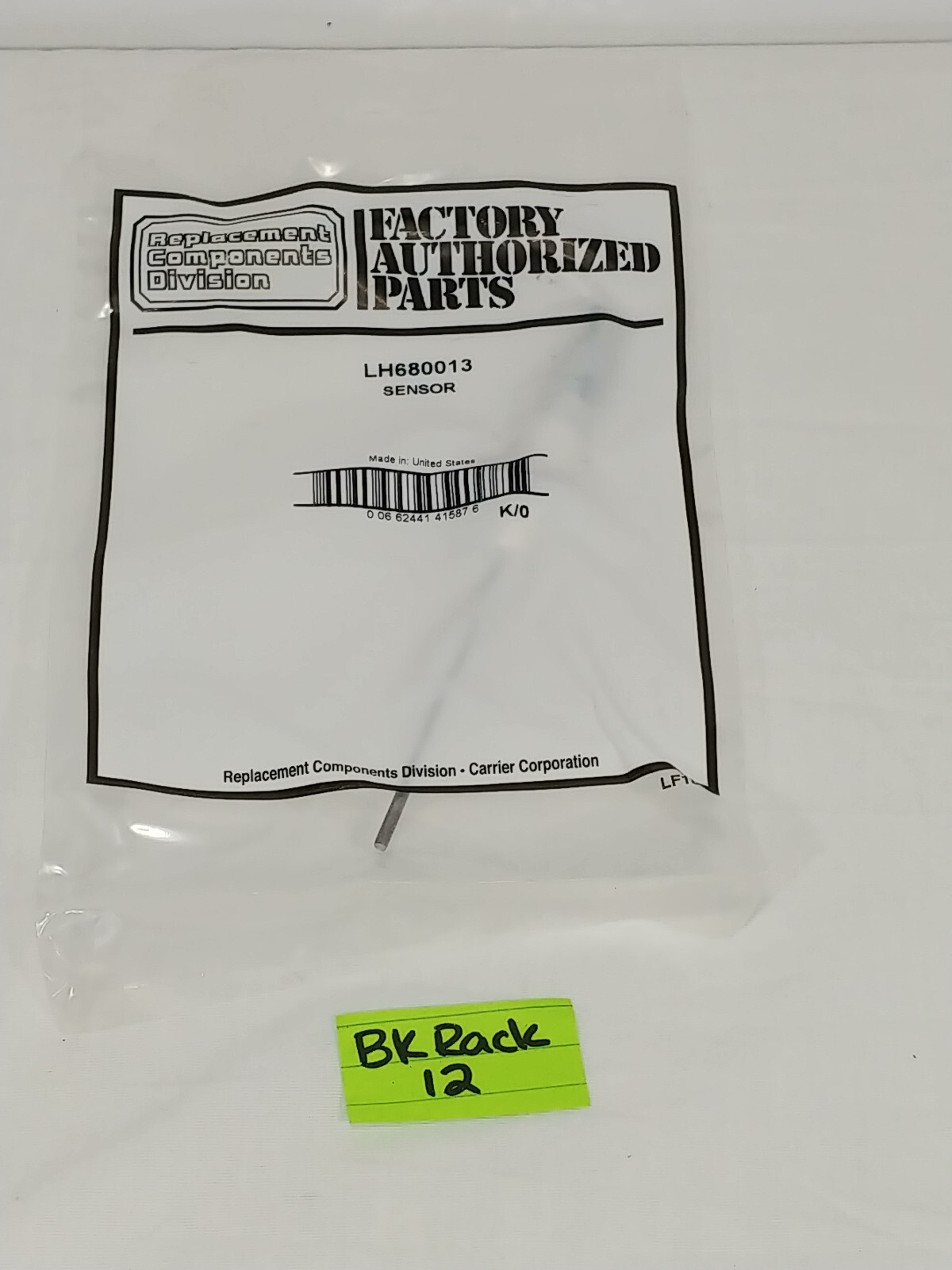 Furnace Electode Flame Sensor for Carrier Bryant LH680013 LH33WZ516