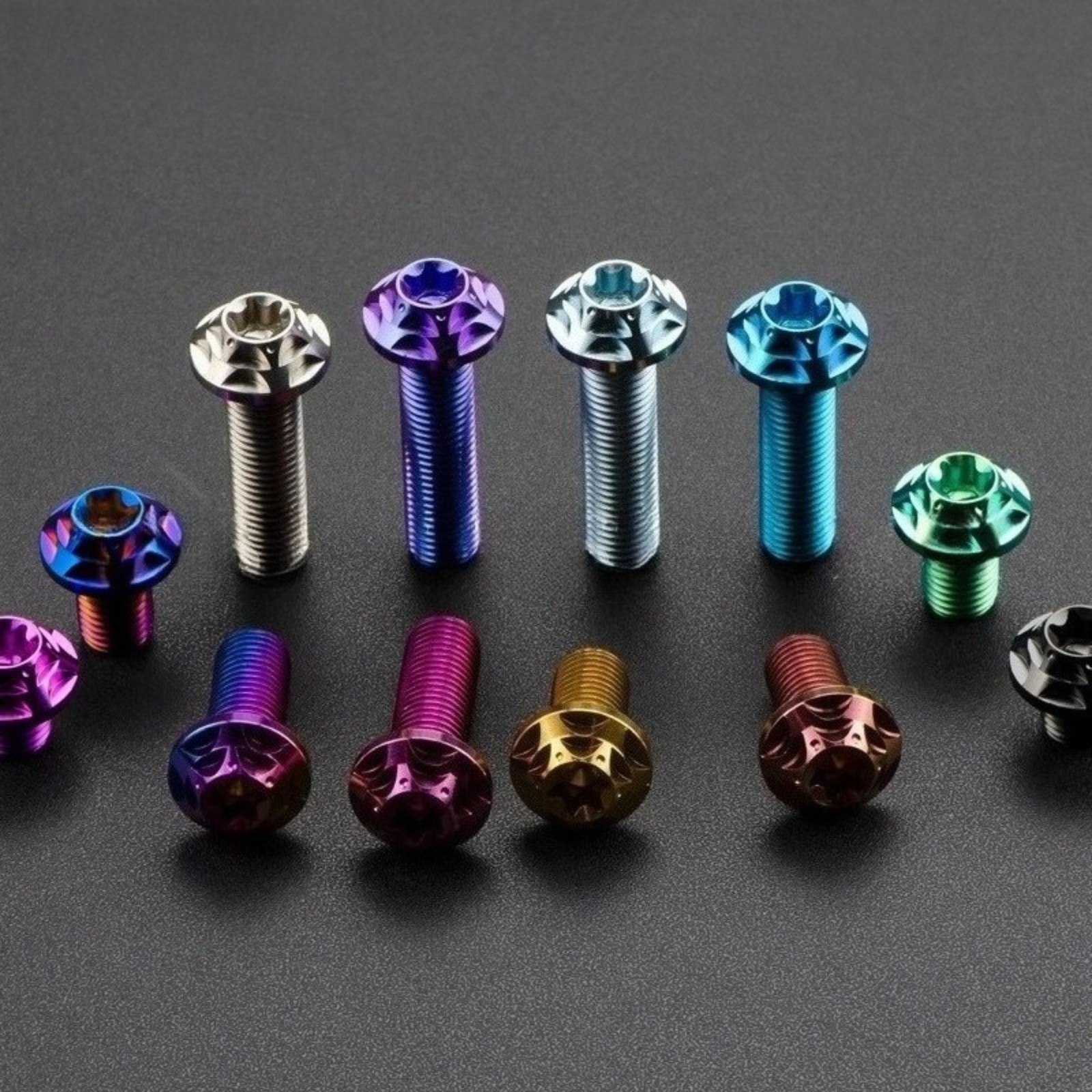 Titanium Bolt M10x10-40mm Plum Head Torx T50 Screws Gr5 for Bike Motorcycle Car