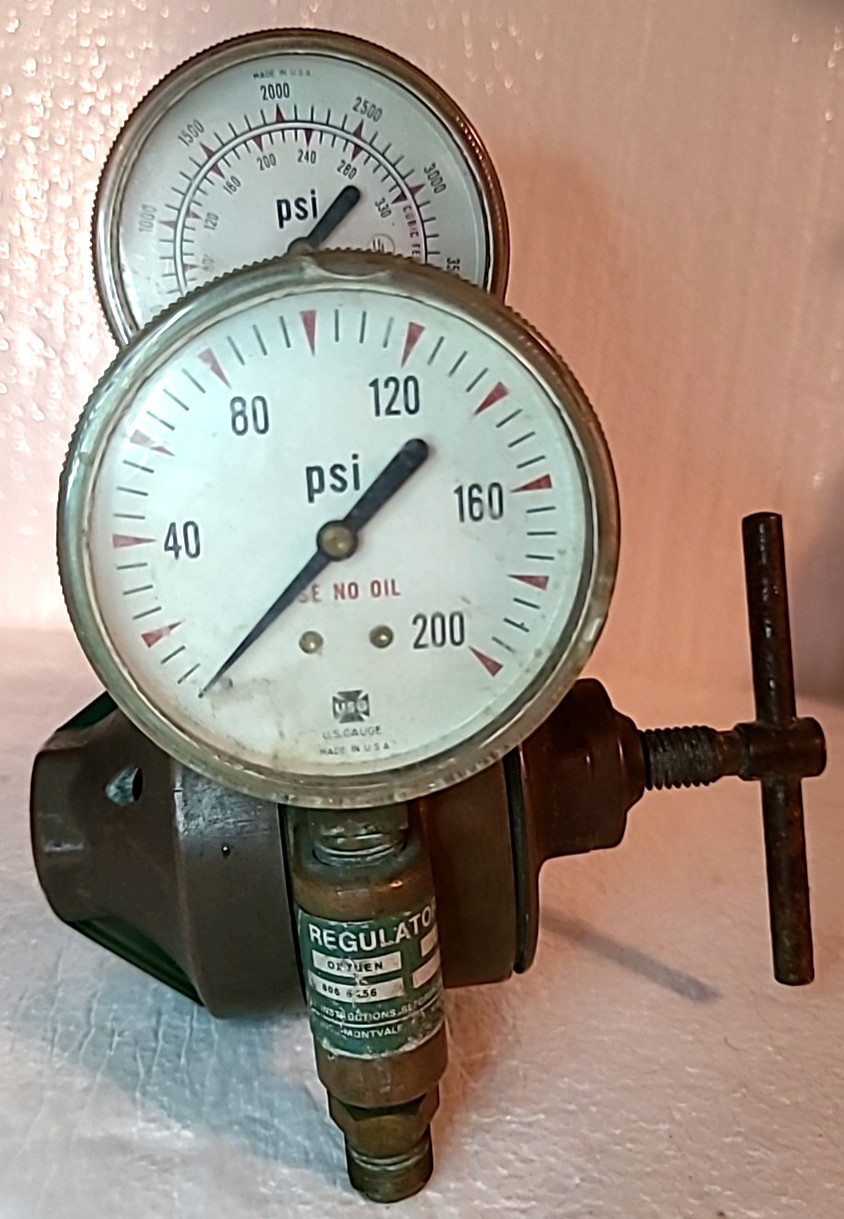Airco 0806-8456 Oxygen Regulator 200 Psi 540 Rebuilt