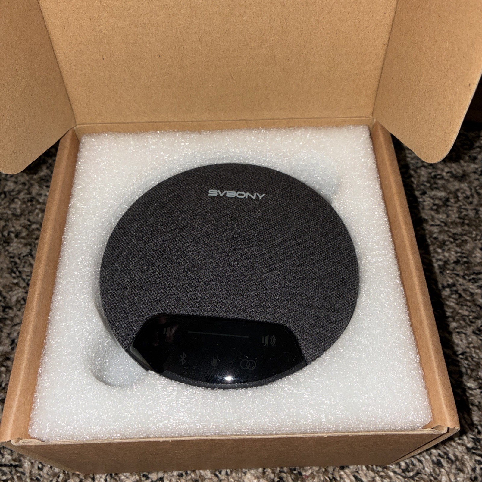SVBONY SVN O1 Wireless Daisy-Chain Conference Mic AI Noise Reduction 360° Pickup