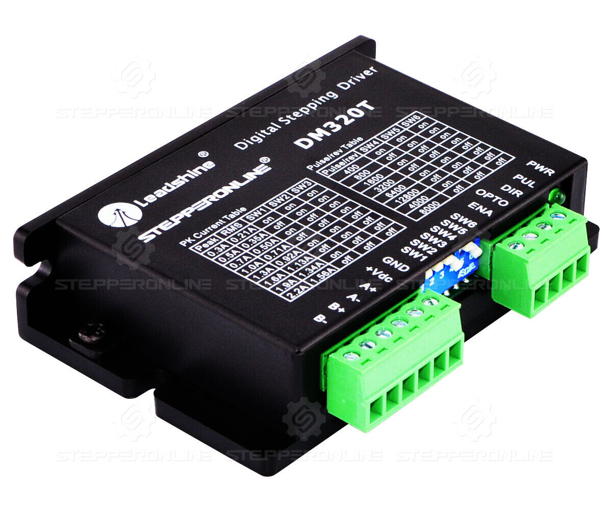 STEPPERONLINE Stepper Driver 0.3-2.2A 10-30VDC for Nema 8,11,14,16,17 Motor