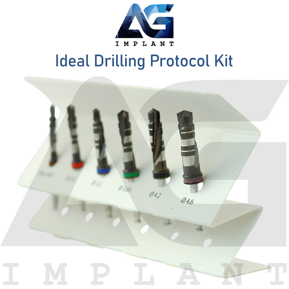 Ideal Drilling Protocol Kit Stainless Steel Drills Carbon DLC