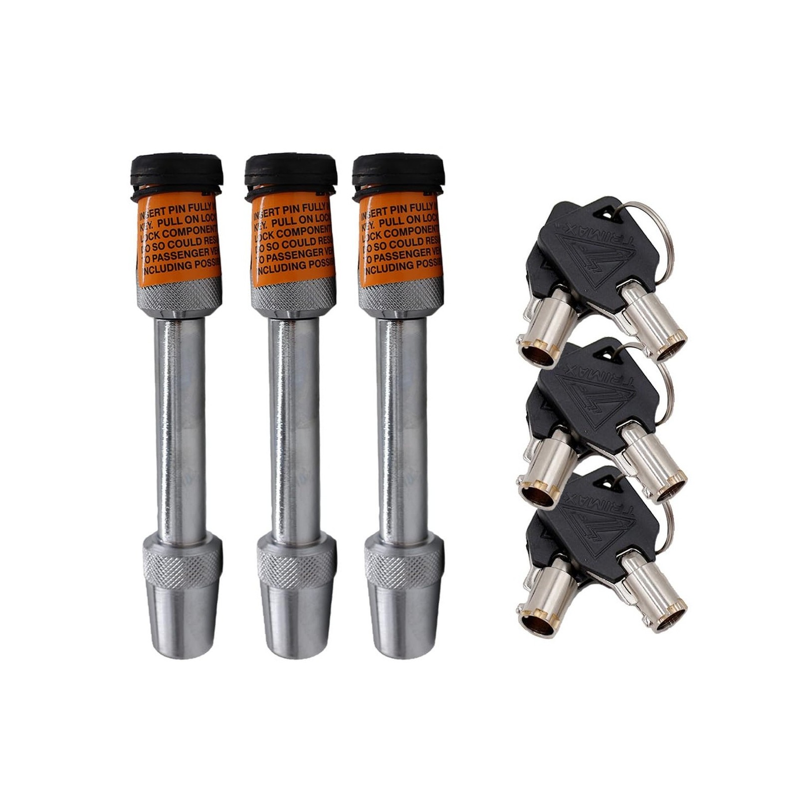 Blue Ox BX88101 two 1/2 locks and one 5/8 Lock Kit , Orange