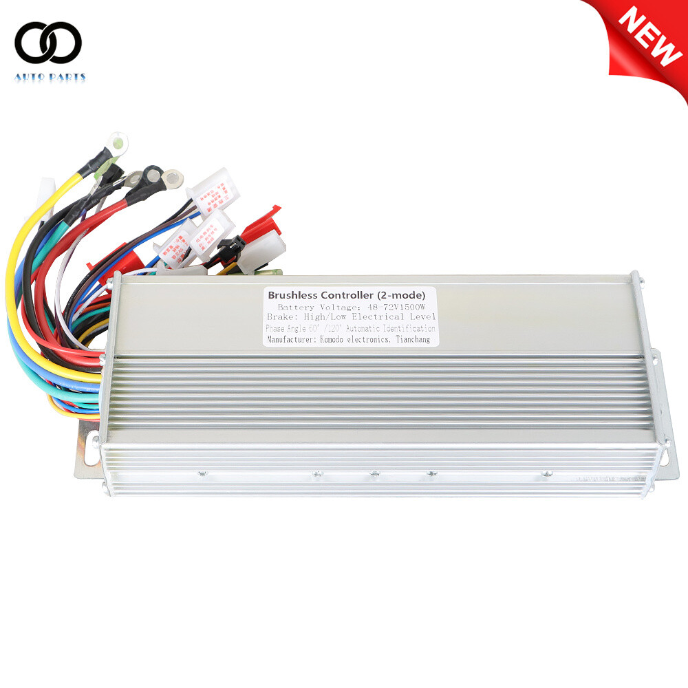 Brushless DC Motor Speed Controller 48-72V 1500W For Electric E-bike Scooter