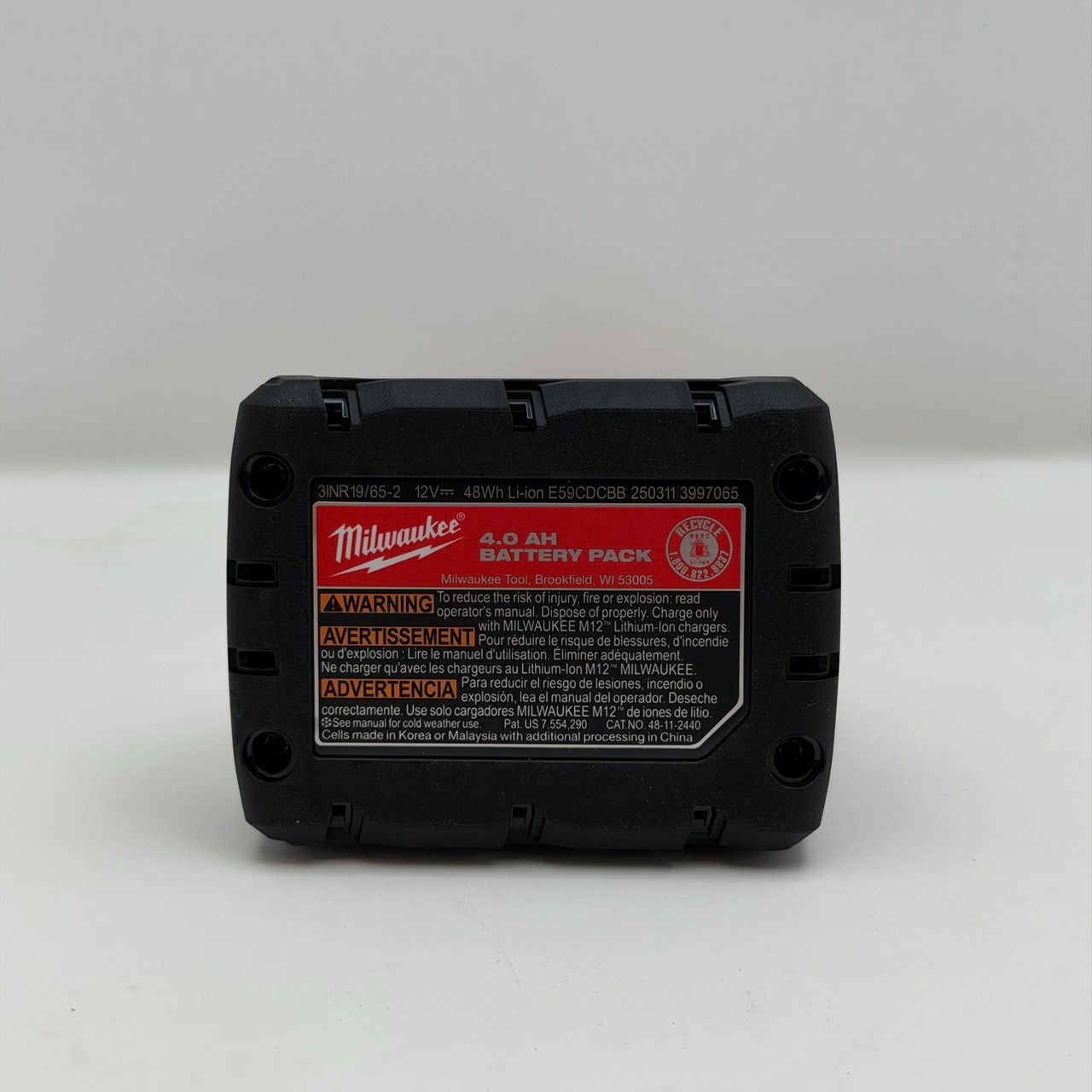 Milwaukee Fuel M12 (3404-20) – 12V 1/2″ Hammer Drill Driver w/ XC 4.0 Battery