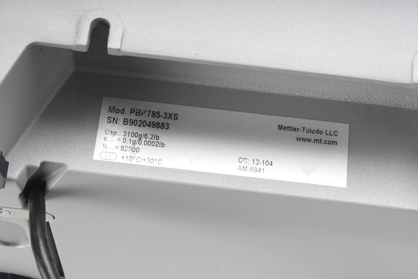 Mettler Toledo ICS425k-3XS/f Display + PBK785-3XS Bench Scale 3kg 1g Readability