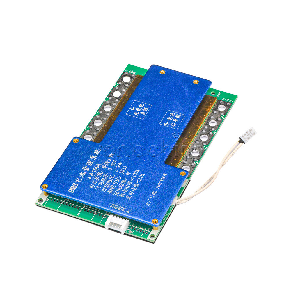 4S 14.6V LiFePO4 Balanced Charging Protection Board 100A/150A/200A Temp Control