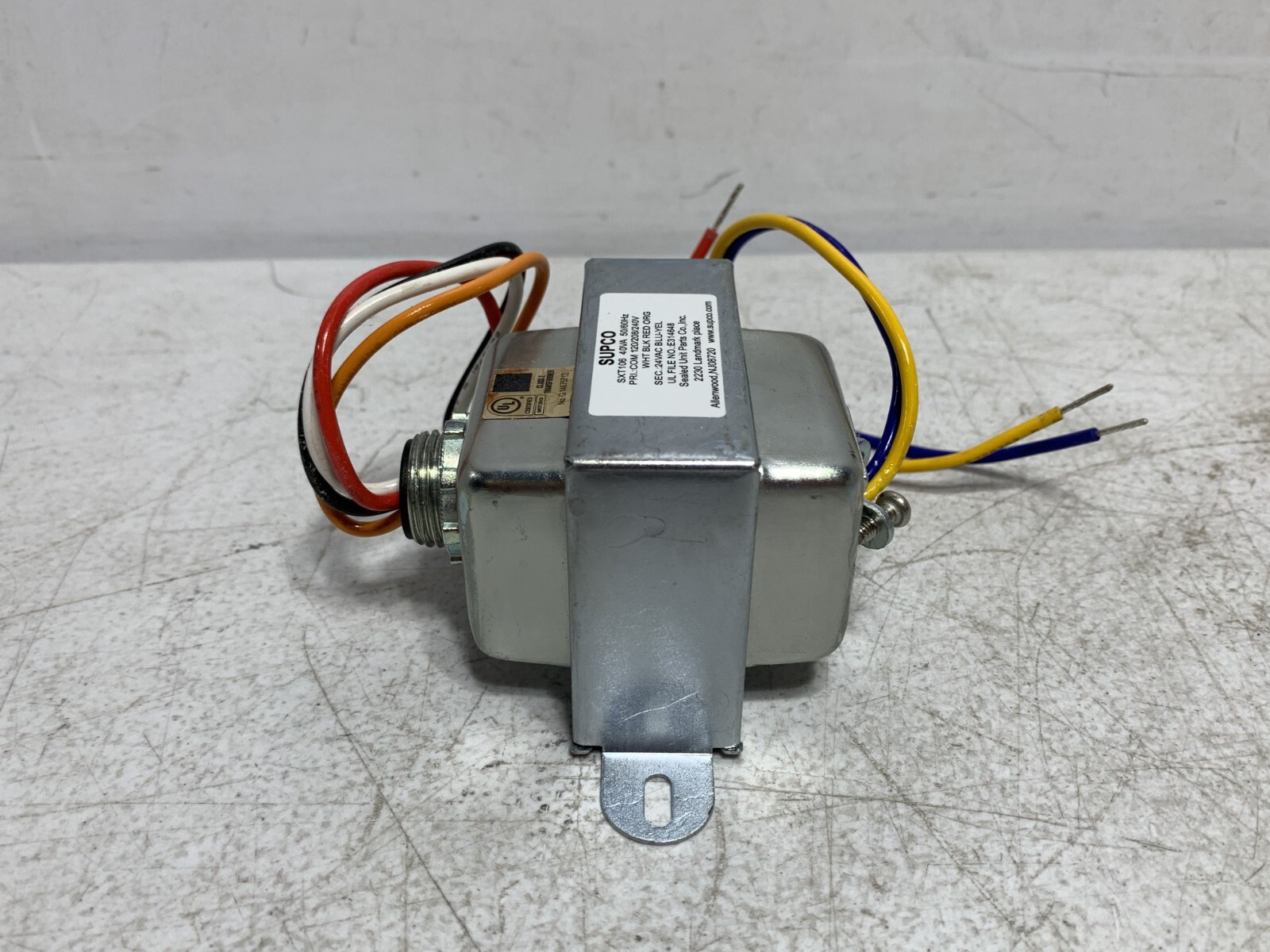 Supco SXT106 Transformer 120/208/240 Volts 40VA Multi-Mount