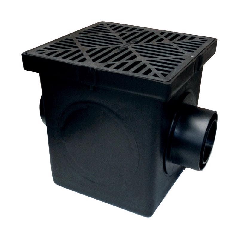 NDS Draintech 12 in. W X 12.75 in. D Square Catch Basin Kit