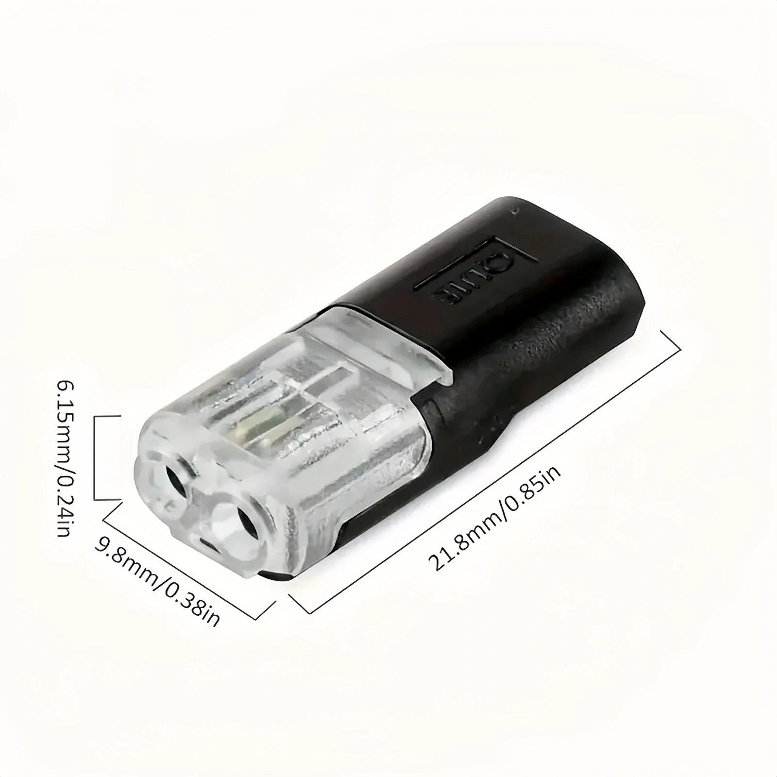 50 pcs Double-Wire Plug-in Connector Led Light Strip Fast Connectors with 2Pin