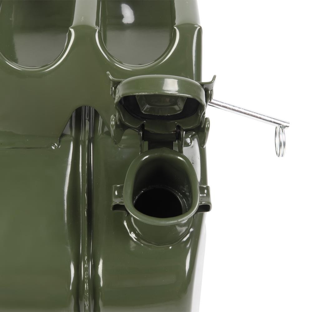 High Quality 10L Fuel Can Liter Backup Steel Tank Fuel Gas Gasoline Green New