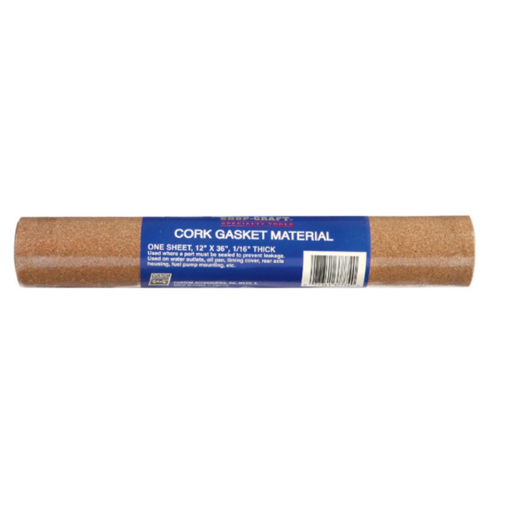 Custom Accessories 37774 Cork Brown Type-1 Gasket Material 36 L x 12 W in.