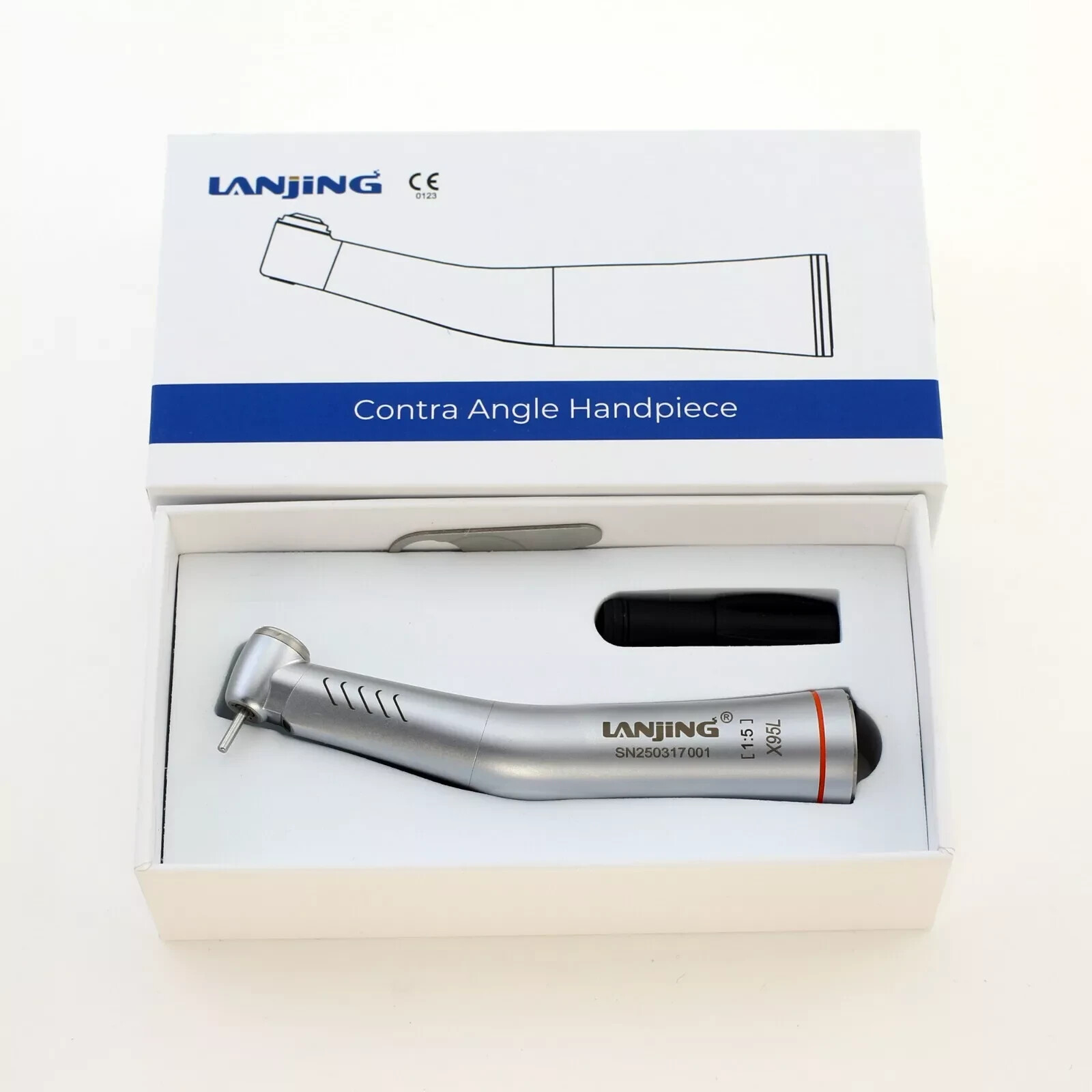 Dental Electric High Speed Handpiece 1:5 Contra Angle Fiber Optic KaVo LUX M25L