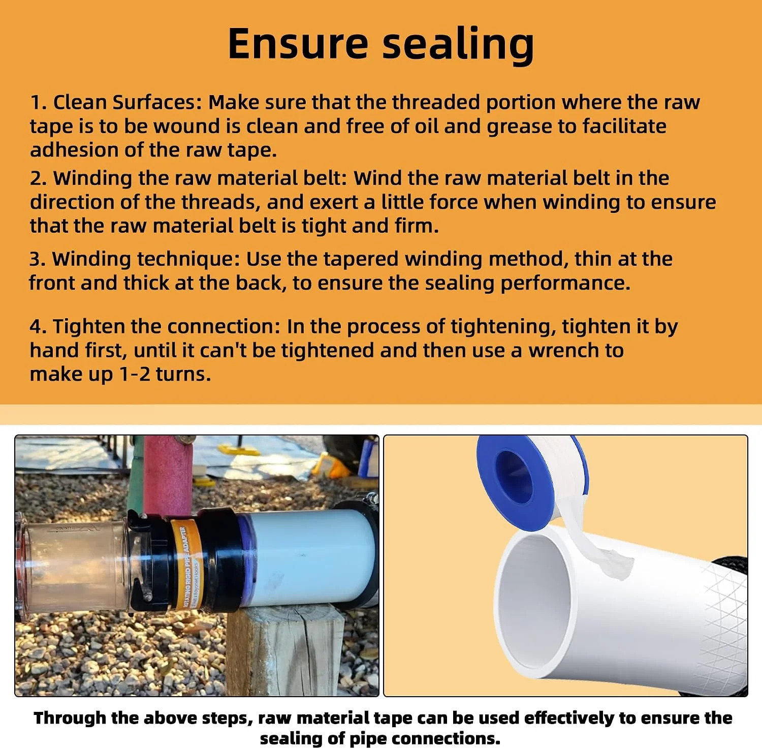 (Combo Pack) RV Sewer Hose Fitting Adapter to PVC, RV Sewer Connection & RV Sewe