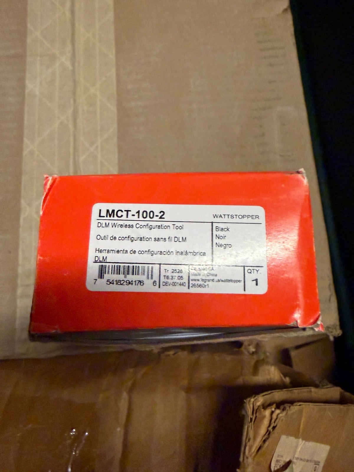 Legrand WattStopper LMCT-100-2 Digital Wireless Configuration Tool W/Case New