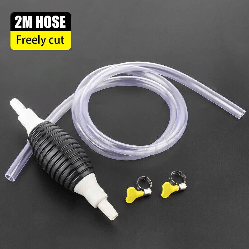 Siphon Hand Pump Portable Manual Car Fuel Transfer Pump for Gas Gasoline Petrol