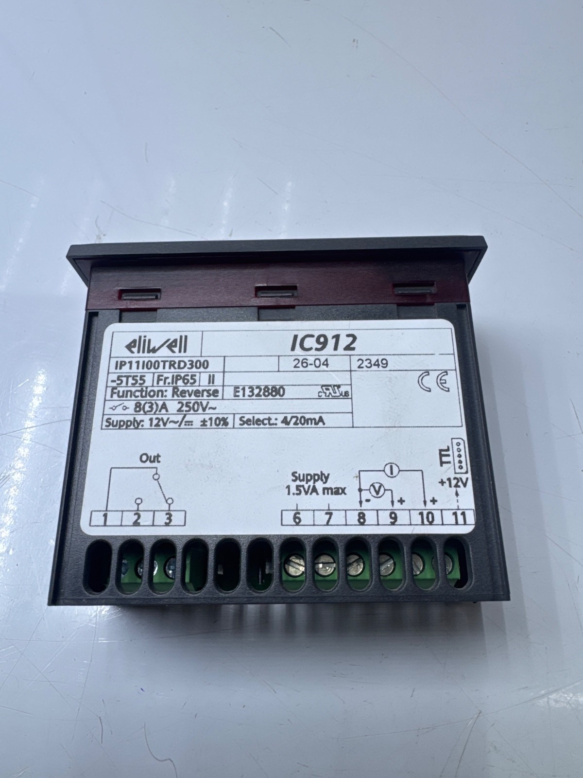 Eliwell IC 912/P BAR V-I IP11I00TRD300 Electronic Controller