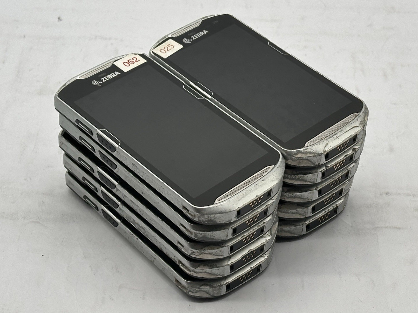 Lot of 10 Zebra TC56CJ-1PAZU2P-US Barcode Scanner-No Battery