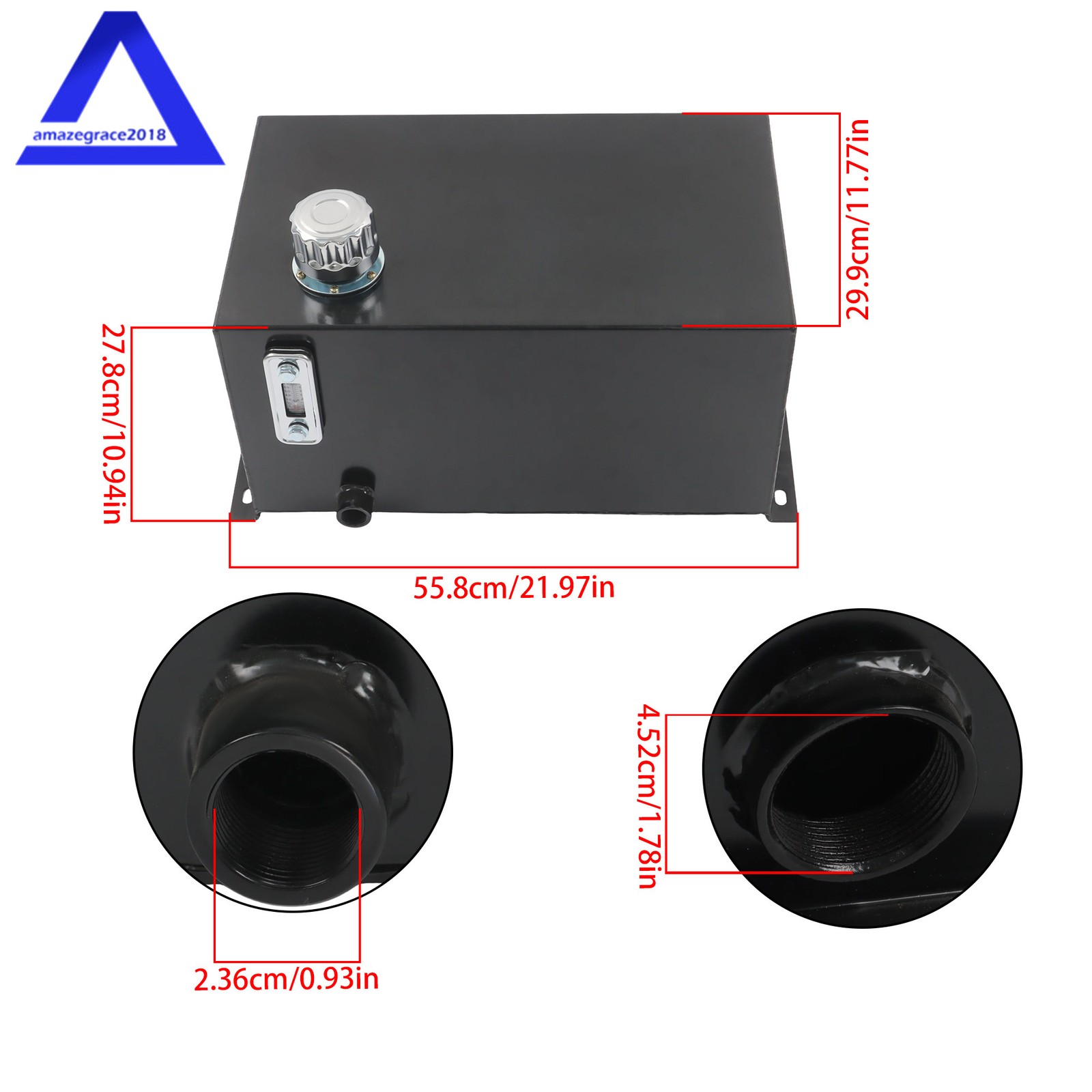 Hydraulic Fluid Tank 10 Gal Fuel Tank Heavy Duty Hydraulic Steel Tank Reservoir
