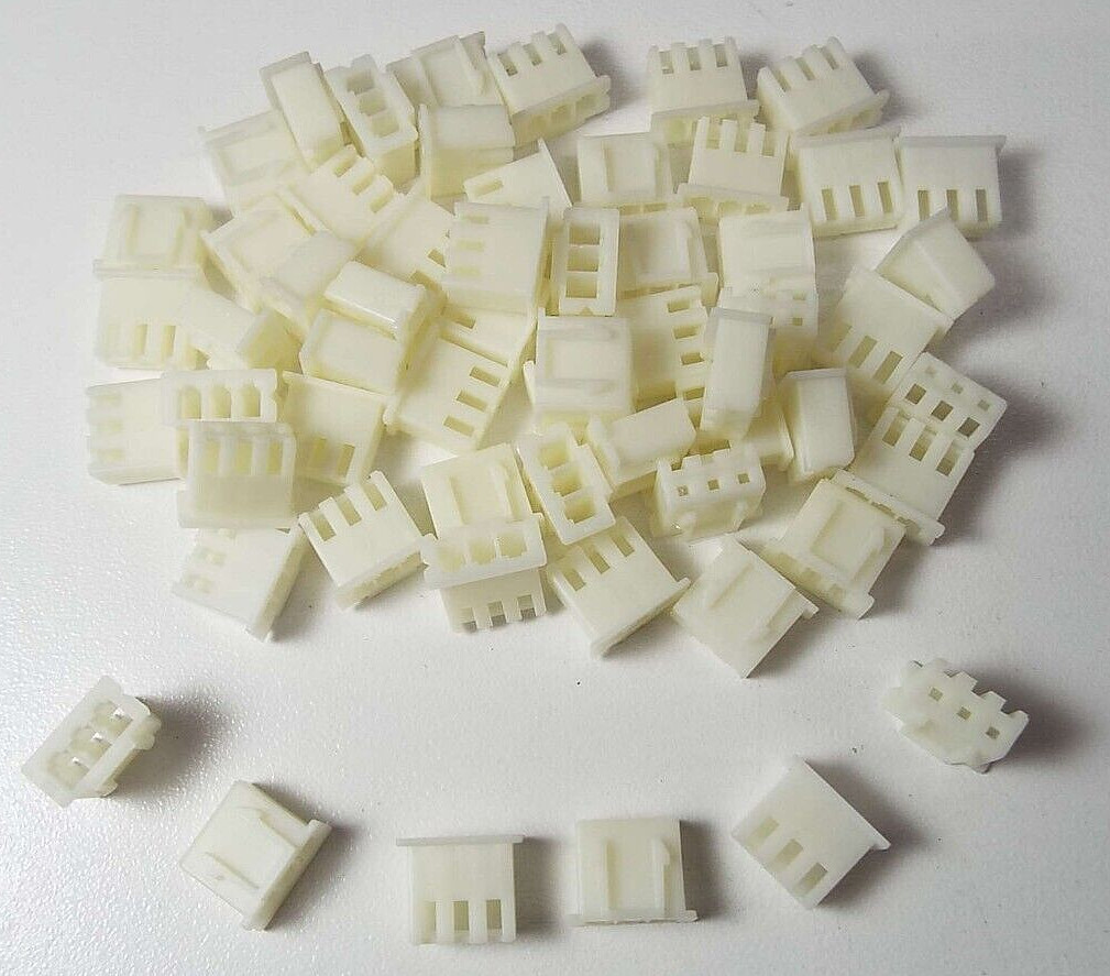 x50 JST XH 3Y 3PIN 2.54 INLINE CABLE END WIRE CONNECTOR FEMALE PLUG HOUSING USA