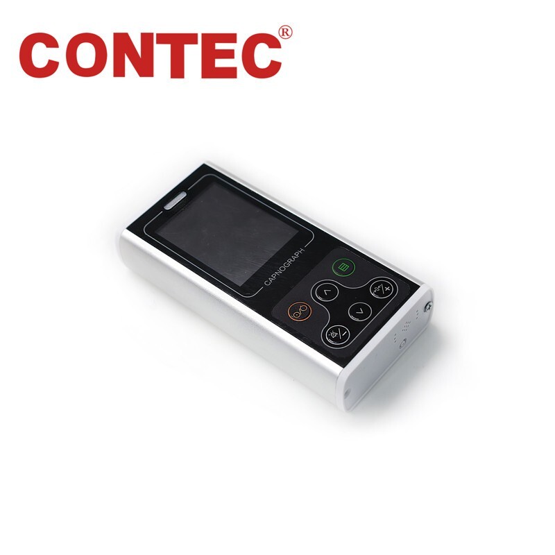 CONTEC CA10S Portable Sidestream Capnograph ETCO2 Spo2 Resp PR with Alarm VET