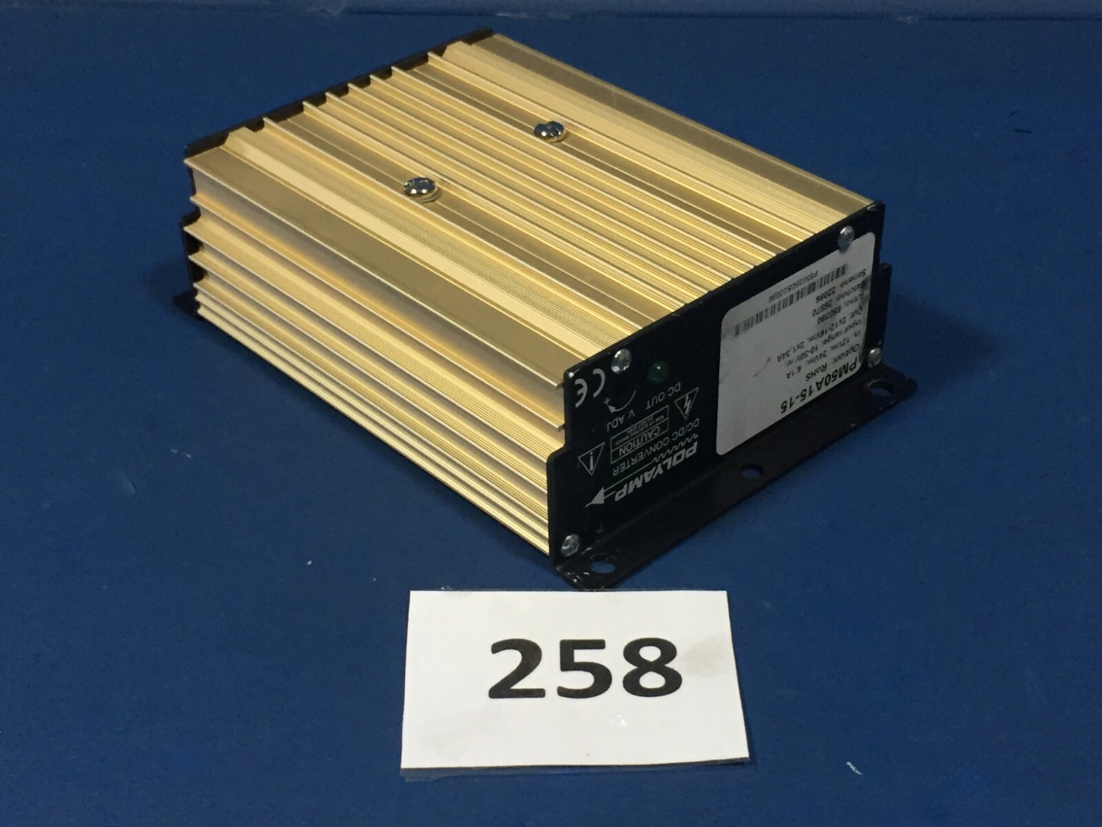POLYAMP PM50A15-15 DC to DC Converter IN-12-24V 6.1A Range: 10-30V Out-2×12-16V