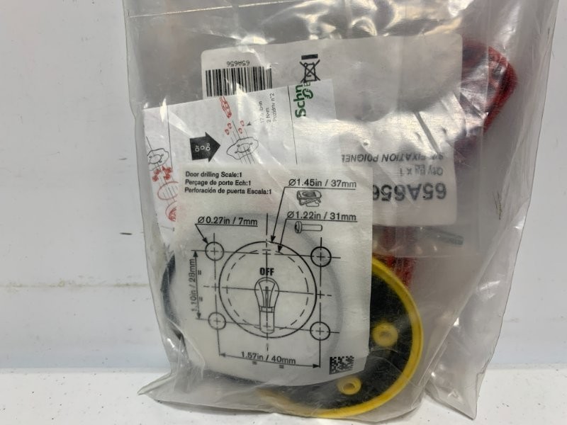 Schneider Electric GS2AH140 Rotary Handle NEMA 1/3R/12 Red/Yellow