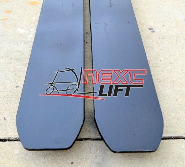 NEW CLASS III 3 8 FT FORKS 2″ X 6″ X 96″ (PAIR) FORKLIFT FORK FOOT