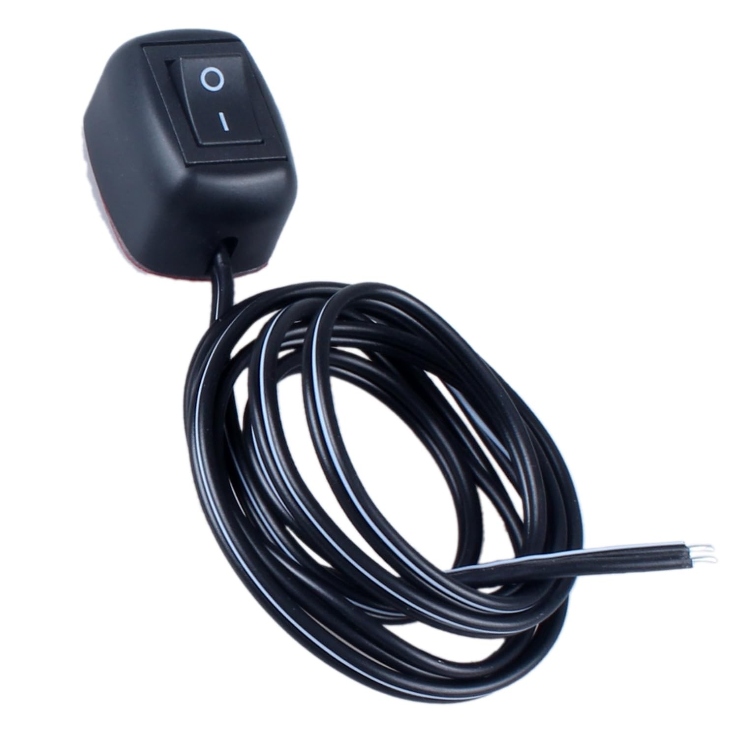 Paste-Type Inline Rocker Switch ON/OFF 12V-250V Surface Mount with 2ft Wire