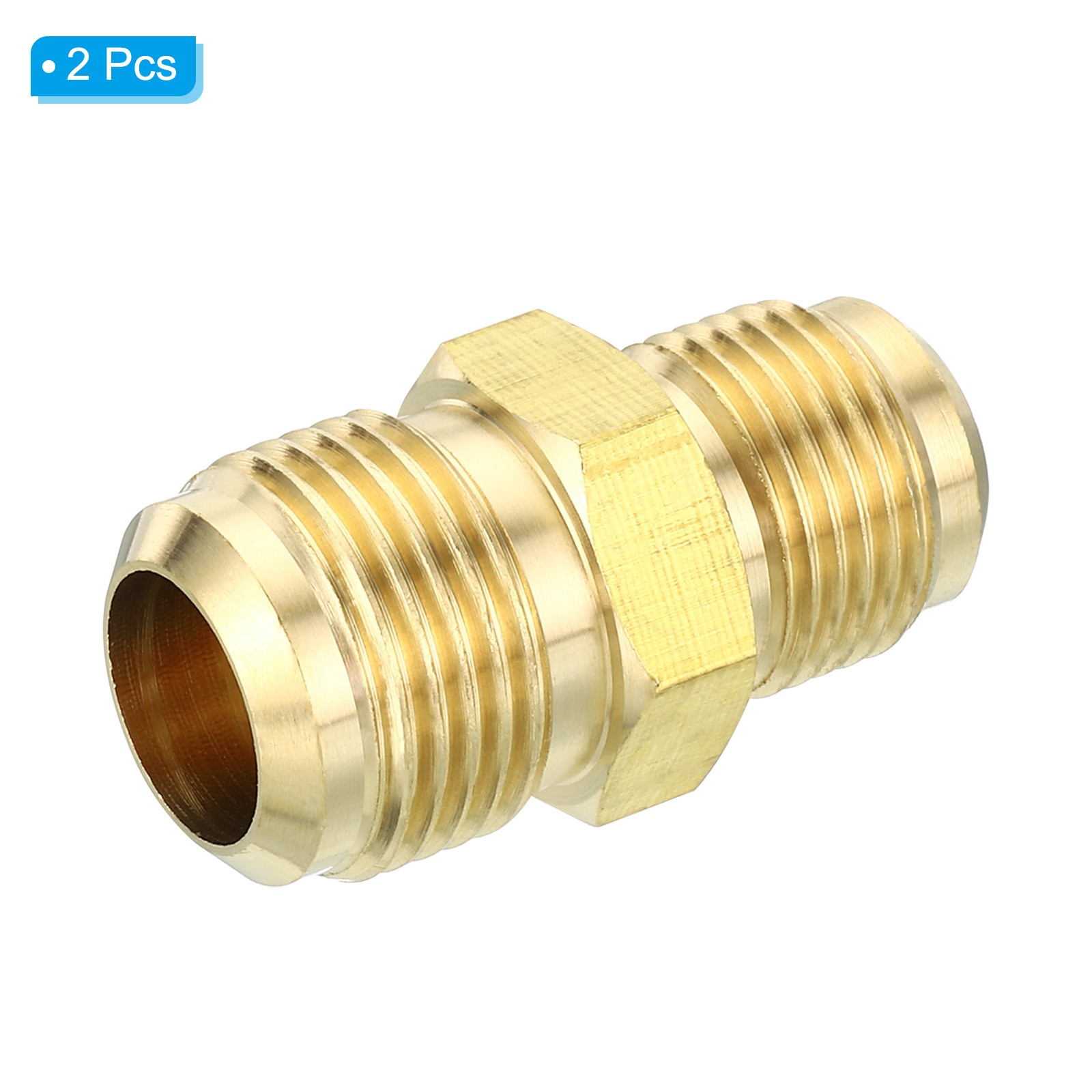 2sets 1/2″ x 5/8″ Brass Tube Fitting Flare Tube Fitting