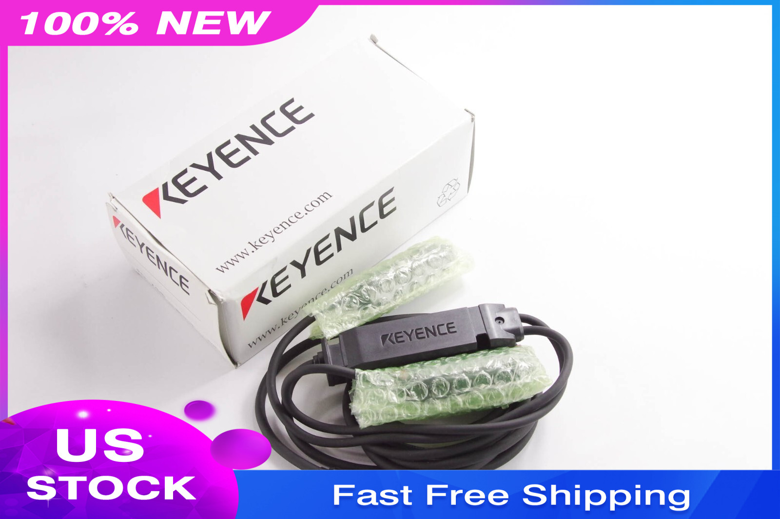 1pcs KEYENCE FD-XS8 / FDXS8 Sensor head Maximum rated flow rate 8 L/min